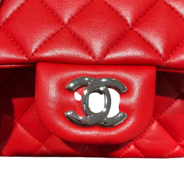 2300039894938 8 CHANEL Mini Matelasse 18 Red Calfskin Shoulder Bag