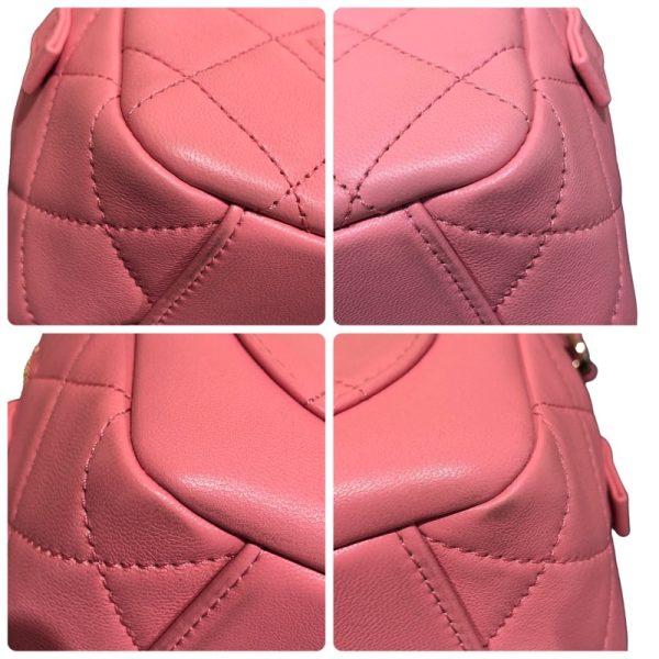 2300039895737 4 CHANEL Vanity 2WAY Chain Shoulder Bag Pink Lambskin Shoulder Bag