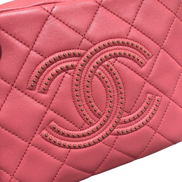 2300039895737 6 CHANEL Vanity 2WAY Chain Shoulder Bag Pink Lambskin Shoulder Bag