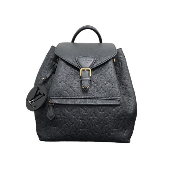 2300040011539 1 LOUIS VUITTON Montsouris PM Black Monogram Empreinte Backpack