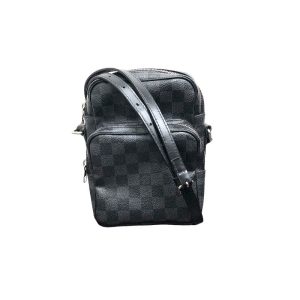 2300040011744 1 Celine Black White Leather Bicolor Nano Luggage