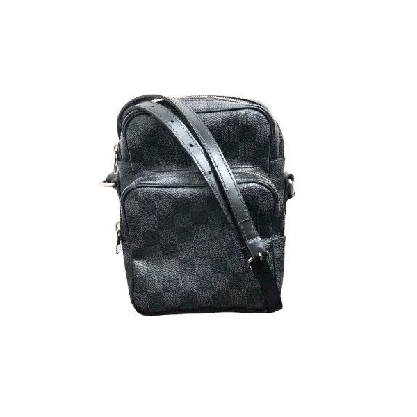 2300040011744 1 LOUIS VUITTON Rem N41446 Graphite Shoulder Bag