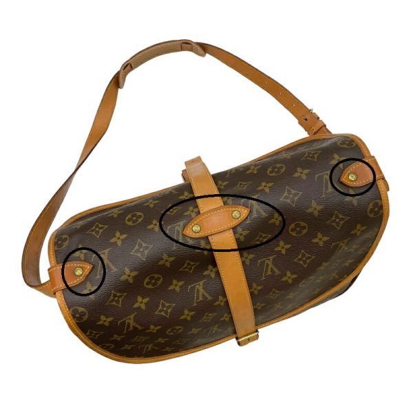 2300040015346 17 LOUIS VUITTON Saumur 35 M42254 Brown Shoulder Bag