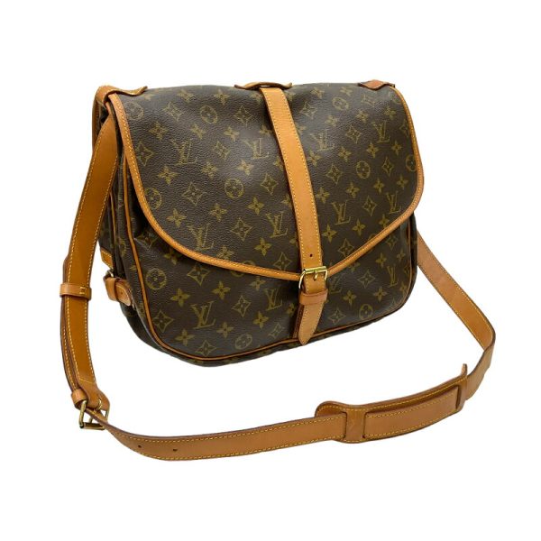 2300040015346 4 LOUIS VUITTON Saumur 35 M42254 Brown Shoulder Bag