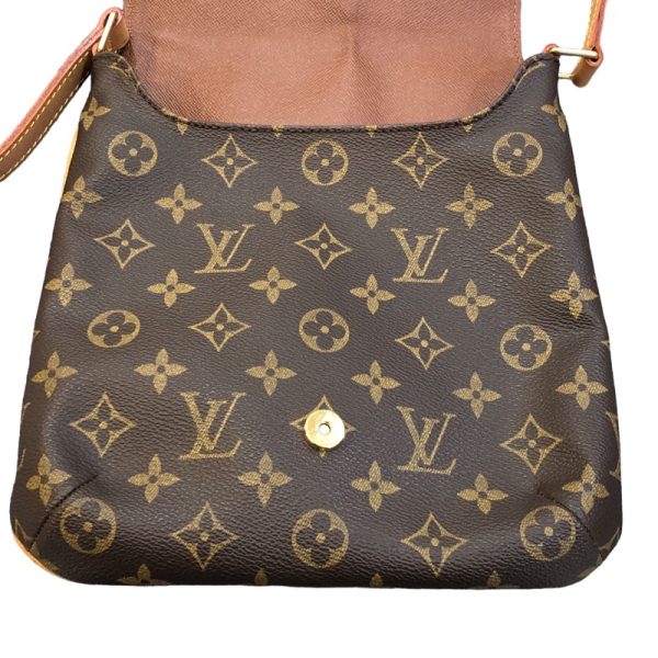 2300040026335 2 LOUIS VUITTON Musette Salsa Long M51387 Brown Monogram Shoulder Bag