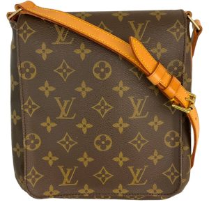 2300040026694 Gucci GG Pattern Marmont Chain Shoulder Bag Double G Mini Canvas Beige Black