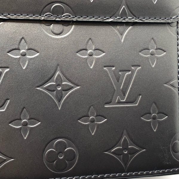 2300040026816 15 LOUIS VUITTON Alston Black Monogram Matte shoulder bag