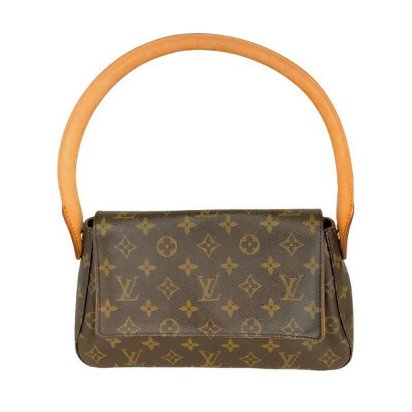 2300040086667 1 LOUIS VUITTON Mini Looping M51147 Monogram Handbag