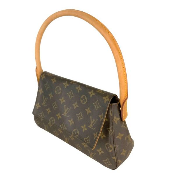 2300040086667 2 LOUIS VUITTON Mini Looping M51147 Monogram Handbag