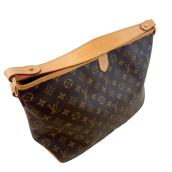 2300040113943 4 LOUIS VUITTON Delightful PM Brown Monogram Tote Bag