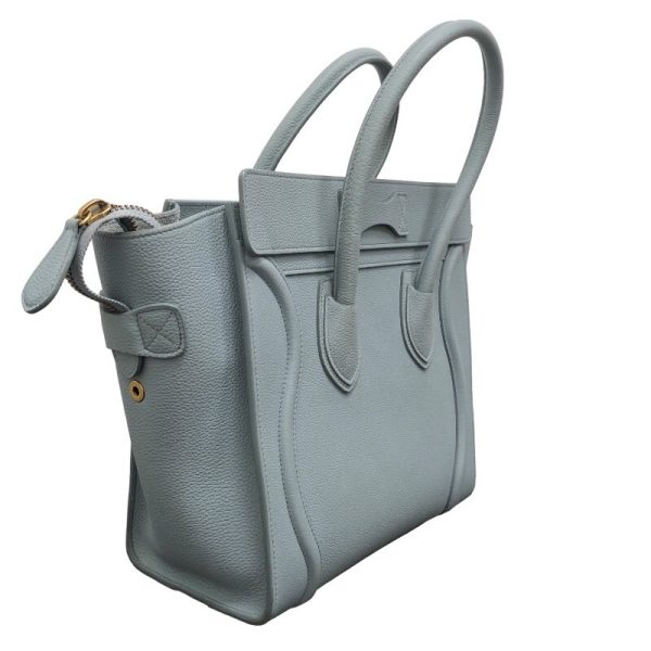 2300040313725 2 Celine Luggage Micro Shopper Mineral Handbag