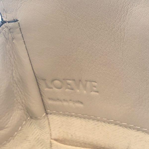 2300040313930 7 LOEWE Hammock Drawstrings Mini Beige Shoulder Bag