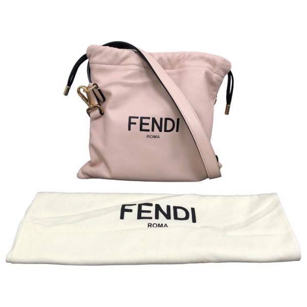 2300040313947 6 FENDI Slim Clutch Small 8BT337 Nappa Shoulder Bag