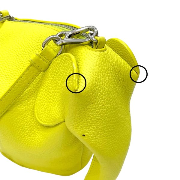 2300040314395 10 LOEWE Elephant Bag Small Lime Calf Shoulder Bag