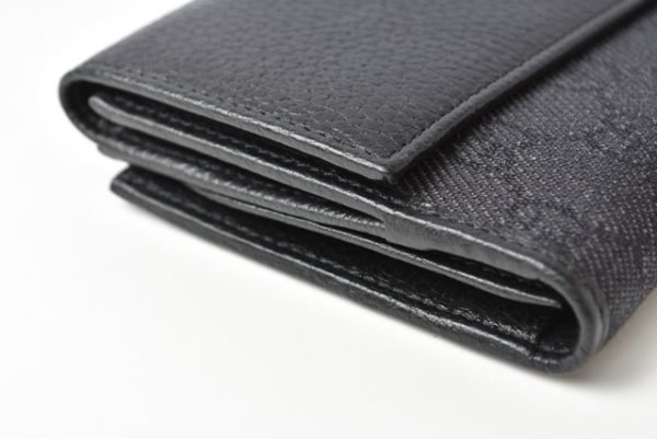 230301 g 9 Gucci Interlocking Wallet Long Black