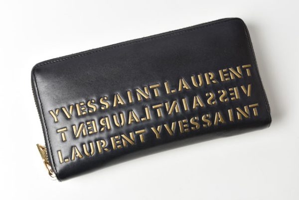 230302 ysl 2 Saint Laurent Wallet Long Wallet Black