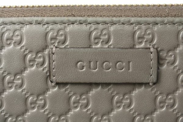 230303 g 4 Gucci Long Wallet Micro Guccisima Black