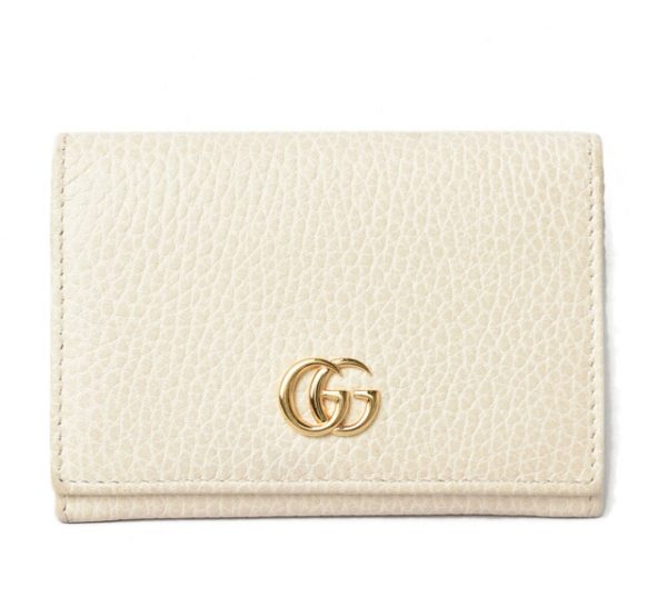 230304 g 1 Gucci Petit Marmont Card Case Off White