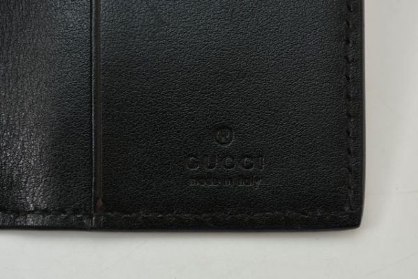 230306 g 5 Gucci Key Case GG Black