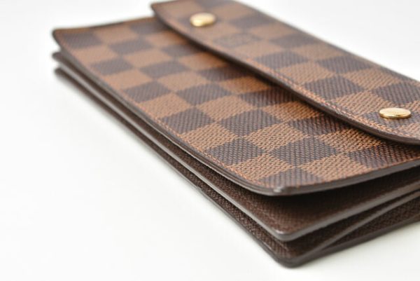 230315 lv 12 Louis Vuitton Long Wallet Portefeuille Accordeon Damier