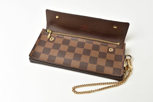 230315 lv 2 Louis Vuitton Long Wallet Portefeuille Accordeon Damier