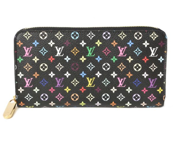 230317 lv 1 Louis Vuitton Zippy Wallet Monogram Multicolor Violet