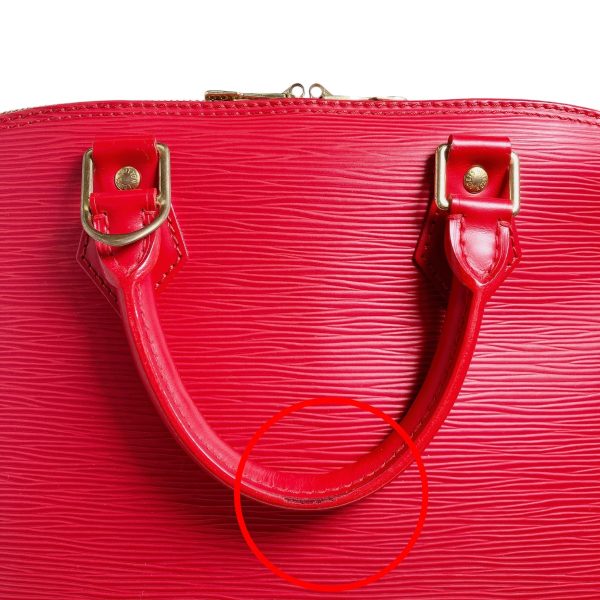 2303180002014 0 10 LOUIS VUITTON Handbag Epi Alma M52147 Castilian Red