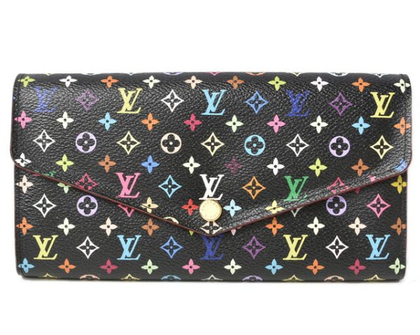 230319 lv 1 Louis Vuitton Portefeuil Sala Monogram Multicolor Wallet