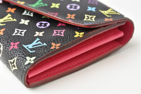 230319 lv 4 Louis Vuitton Portefeuil Sala Monogram Multicolor Wallet