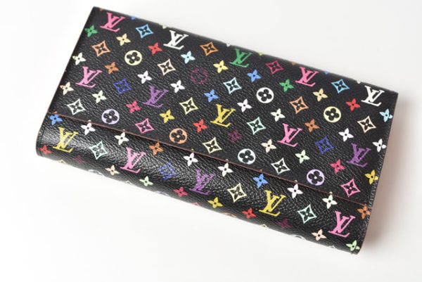 230319 lv 5 Louis Vuitton Portefeuil Sala Monogram Multicolor Wallet