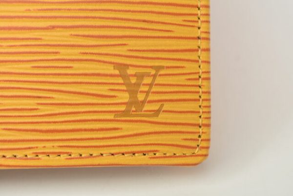 230337 lv 3 Louis Vuitton Epi Tassili Yellow FWallet