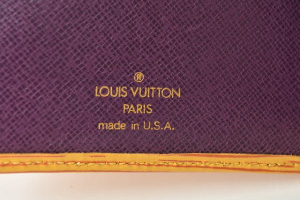 230337 lv 4 Louis Vuitton Epi Tassili Yellow FWallet