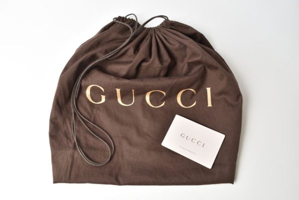 230354 g 15 Gucci GG Tote Bag Nylon Brown