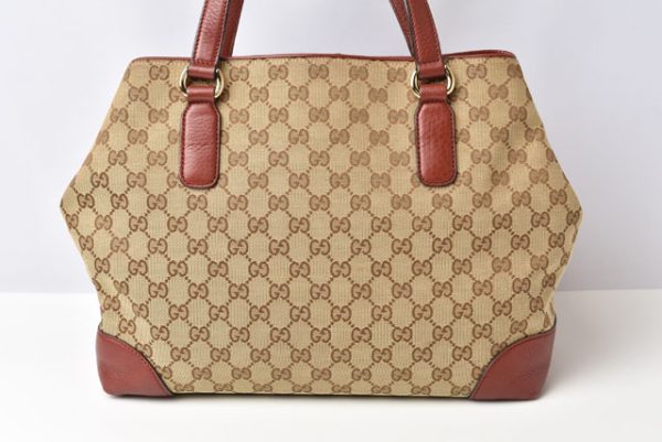 230355 g 5 Gucci Tote Bag GG Brown