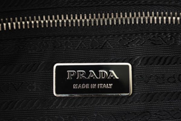 230356 p 11 Prada Shoulder Bag Nylon Quilted Black