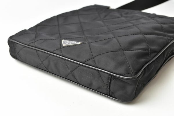 230356 p 6 Prada Messenger Shoulder Bag Black