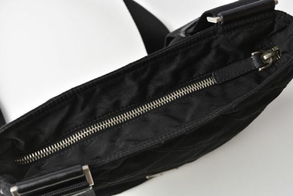 230356 p 9 Prada Messenger Shoulder Bag Black