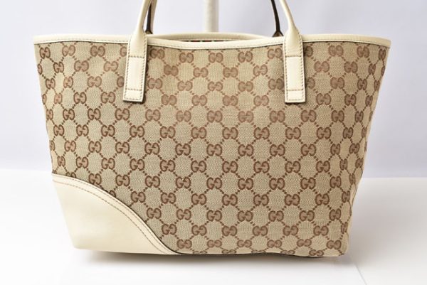 230360 g 5 Gucci Tote Bag Brit Beige