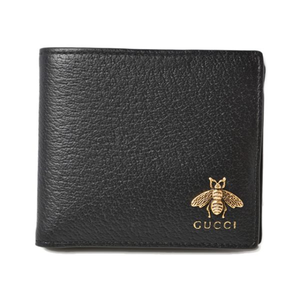 230422 g 1 Gucci Wallet Animalier Black