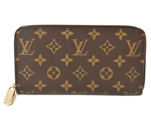 230458 lv 1 Louis Vuitton Zippy Wallet Monogram Brown