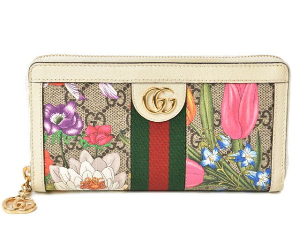 230459 g 1 Gucci Long Wallet Ophidia White