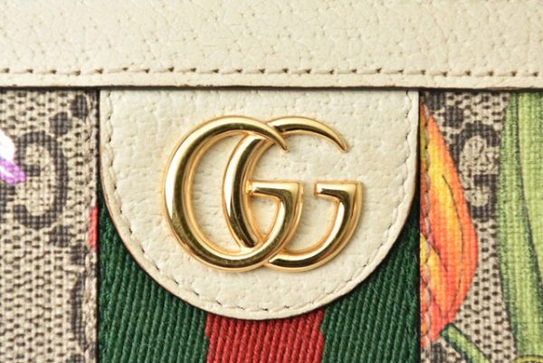 230459 g 3 Gucci Long Wallet Ophidia White