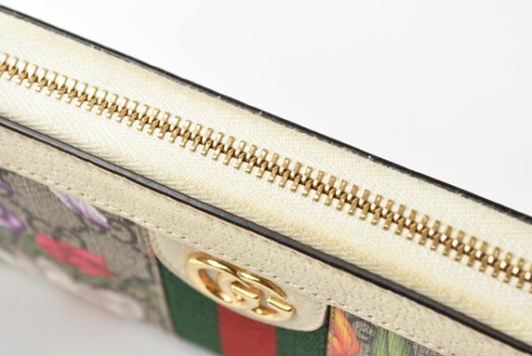 230459 g 6 Gucci Long Wallet Ophidia White