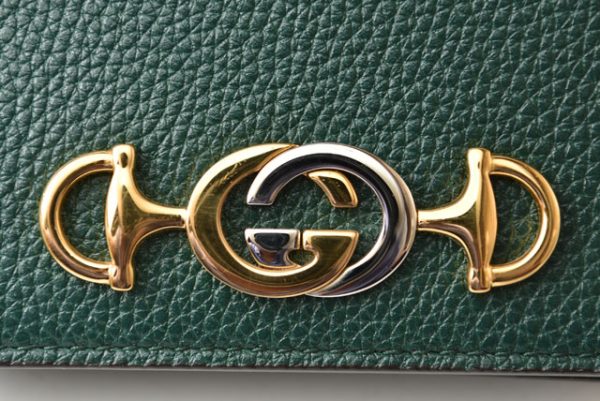 230467 g 4 Gucci Zumi Mini Wallet Green