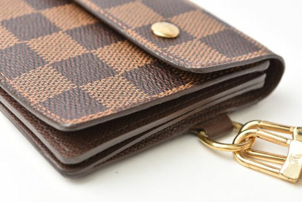 2306 61 lv 6 Louis Vuitton Accordeon Wallet Chain Damier Brown