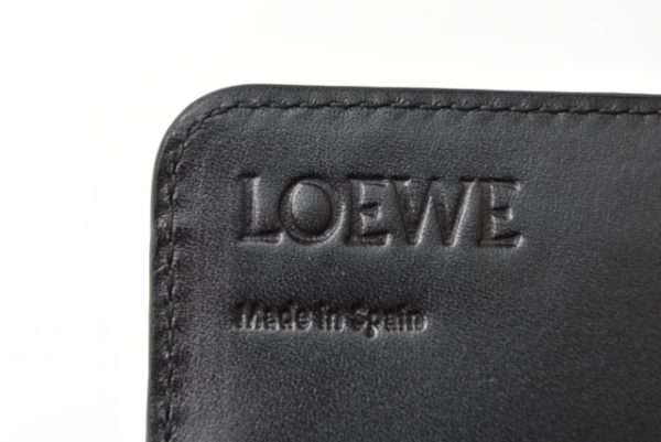 2306 68 lo 6 Loewe Long Wallet Anagram Black