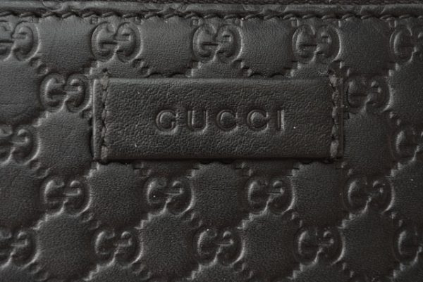 230630 g 8 Gucci Long Wallet Micro Guccisima Black