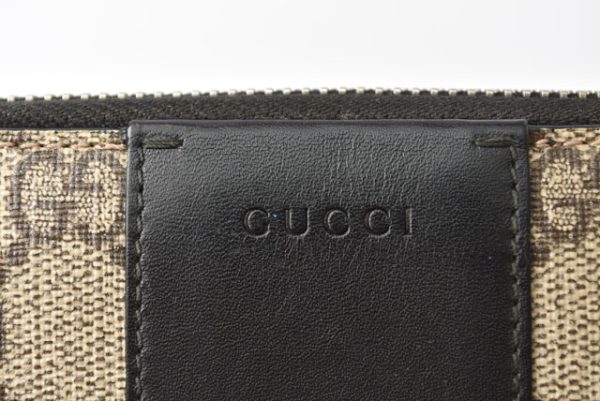 230633 g 2 Gucci Coin Case GG Supreme Black