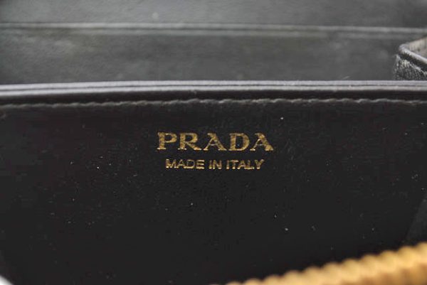 230645 p 6 Prada Mini Wallet Vitello Move Black