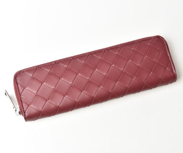 230648 bv 1 Bottega Veneta Pencil Case Accessory Case Intrecciato Burgundy